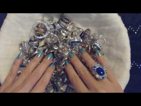 ASMR ~ Ring Collection Rummaging / Show & Tell (Soft Spoken)