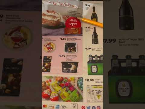 ASMR Grocery Flyer Tracing & Whispering💤 #shorts