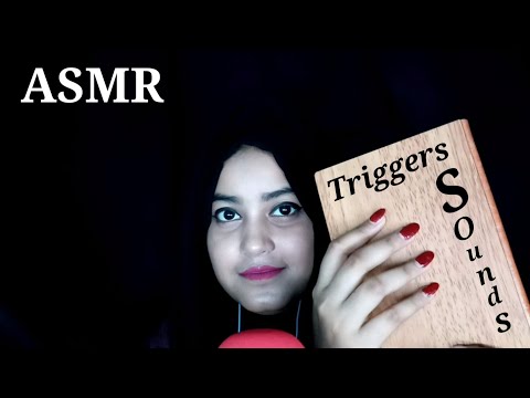 ASMR Tingly, Tapping, Scartching & Trigger Sounds With Long Nalis