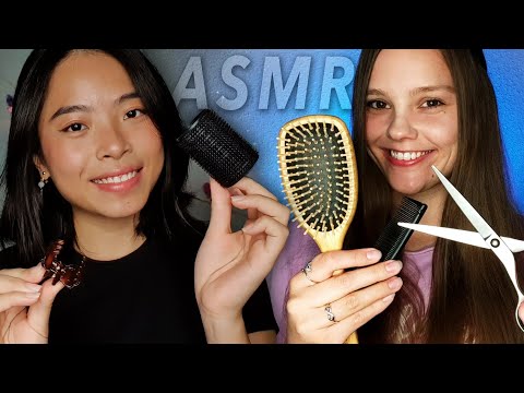 ASMR Haircut, Scalp Massage & Hair Styling (Layered Sounds) ✧ ft. Be Lively ASMR
