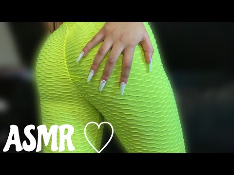 ASMR | Textured Leggings Scratching | Fabric Sounds |tingly