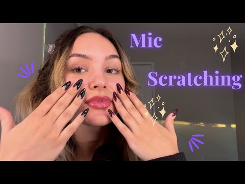 ASMR Mic Scratching/Cupping + Nail Tapping