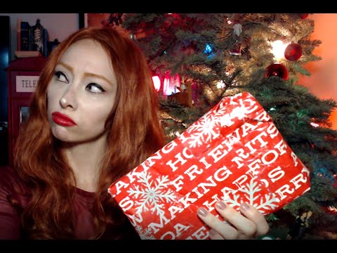 Brat Opens Xmas Gifts Roleplay ASMR I Ungrateful Whispers I Paper Ripping I Crinkles I Tapping