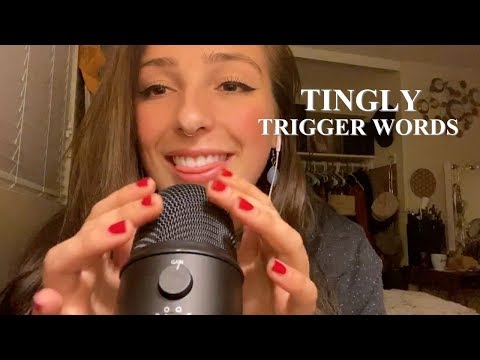 ASMR the most tingly trigger words | visual triggers, and my favorite trigger words