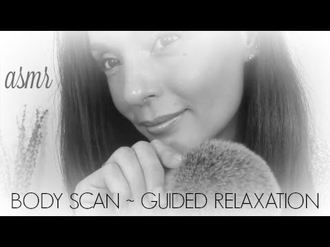 ASMR 💤 BODY SCAN GUIDED RELAXATION~Whispering/Brushing Camera & Mic~