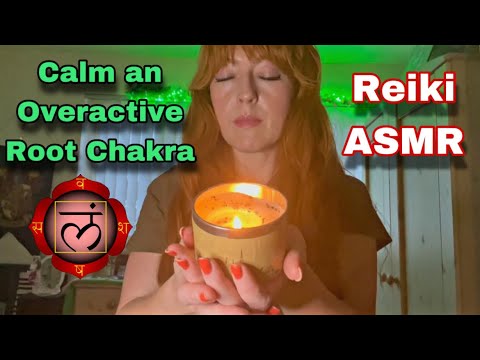 Calm an Overactive Root Chakra | 20 Minute Reiki ASMR | Balancing & Grounding ⚖️