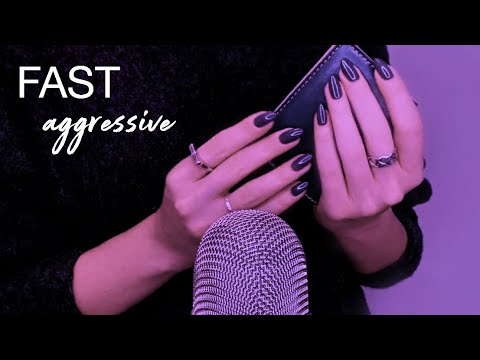 ASMR Fast and Aggressive  | Unpredictable Triggers | Hand Movements | No talking | Visual