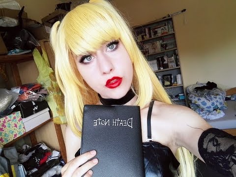 Death Note ASMR l Misa reads the rules to you l page turning l Bubblegum Kitty Cosplay ASMR