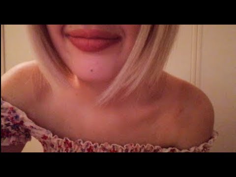 ASMR I Up Close Plucking w/ Whispering and Hand Movements