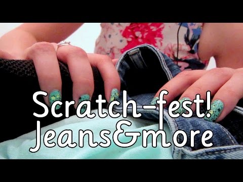 #108 Request: scratching jeans and other fabrics! *ASMR*