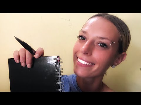 ASMR 🖊 📖 personal assistant goes over weekly planner (lots of writing triggers, page turning)