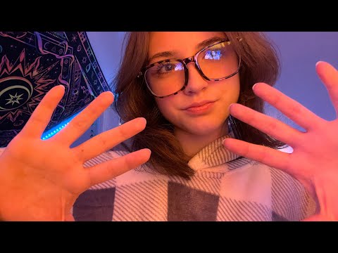 ASMR positive affirmations and up-close hand movements!