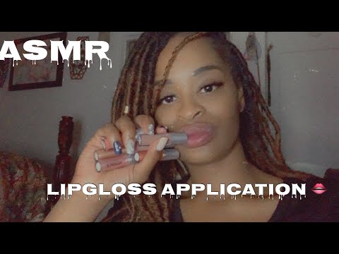 ASMR | Lipgloss Application ( Whisper + Rambling)