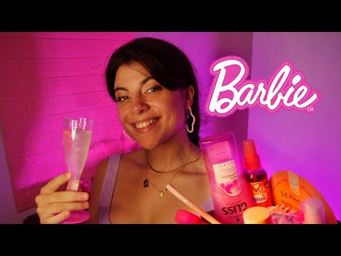 SPA ROSA per VERE BARBIE 🌸(personal attention, layered sounds, music) roleplay ASMR ITA