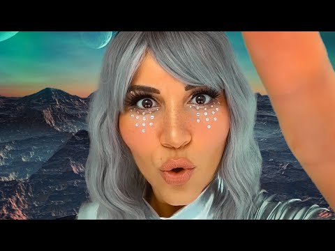 1 min ASMR - You crash on an alien planet and she asks you if you're OK - #shorts