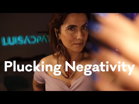 ASMR | Plucking Negativity ^.^ Face Touching & Massaging