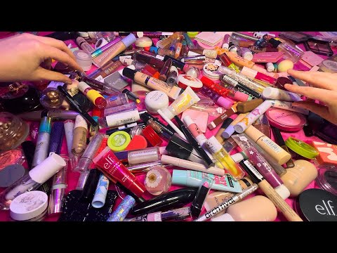 ASMR My ENTIRE Makeup Collection (Whispered, Rummaging)
