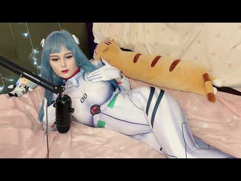 ASMR Scratching Fabric (Rei Ayanami Cosplay Evangelion)
