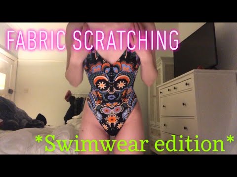 ASMR Fabric Scratching *SWIMWEAR EDITION* + Custom Videos