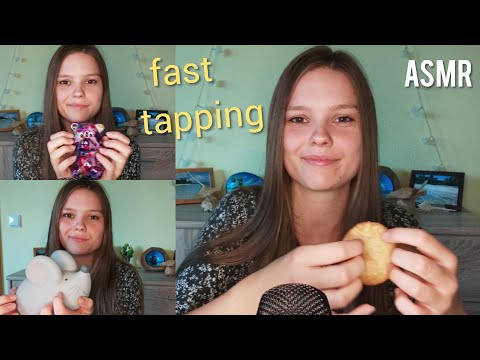 ASMR Fast Tapping on Items of my Room (No Talking)