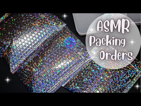 ASMR | Packing Etsy Orders 💅🏼
