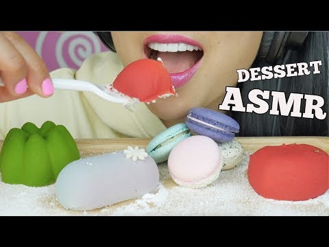 ASMR DESSERT *MACARON + CAKES (EATING SOUNDS) | SAS-ASMR
