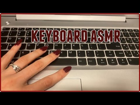 ASMR | laptop & keyboard tapping and scratching