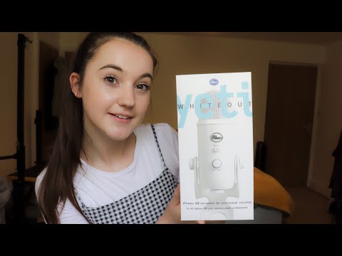 ASMR | Blue Yeti Mic (White) Unboxing, Set-Up & Product Review - Is It Really WORTH The Price?