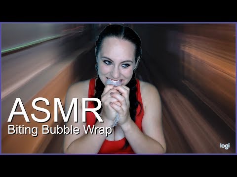 ASMR bubble wrap biting