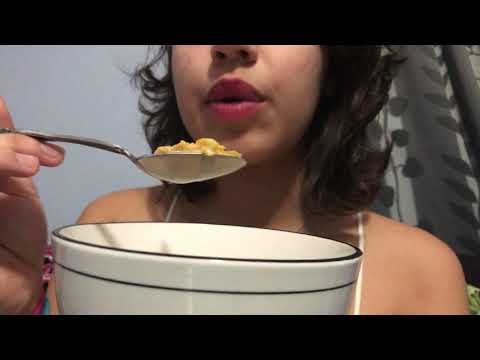 ASMR- CRUNCHY FROSTED FLAKES, WHISPERING