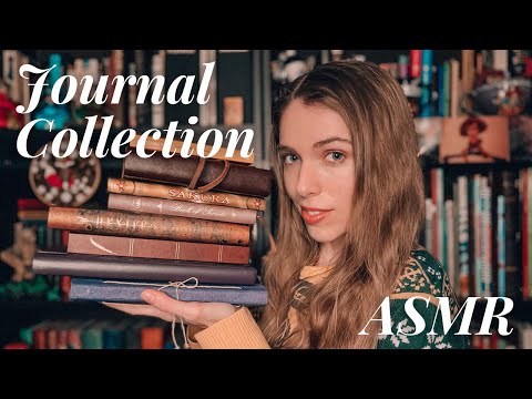 ASMR | My Collection of Journals I Never Use | Show & Tell | Page Turning, Book Sounds, Soft Spoken