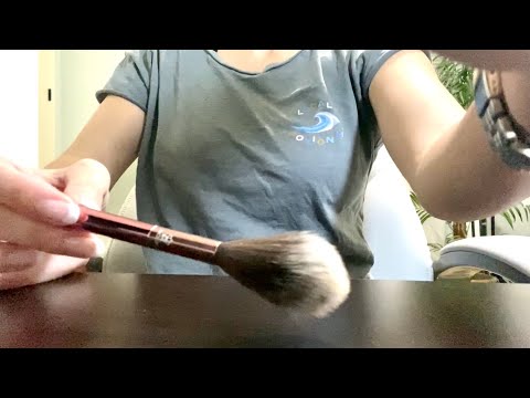 ASMR Face Brushing and 🤚 Hand Movements