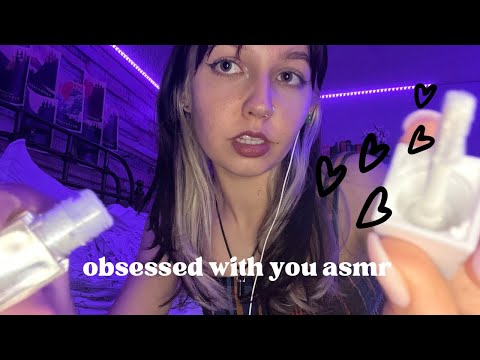 ASMR | obsessed girl does your makeup in class 💄🤍 (personally attention, hand sounds + more)