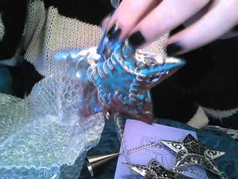 ASMR UNBOXING TINGLY GIFTS FROM VINTAGETINGLES ASMR . TAPPING CRINKLE.
