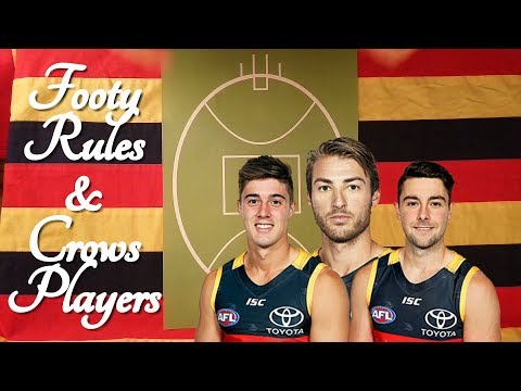 ASMR Footy (AFL) Rules Introduction + Adelaide Crows Players ☀365 Days of ASMR☀