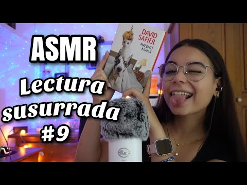 ASMR LECTURA SUSURRADA+SOFT SPOKEN #9 📚  "Maldito Karma" | ASMR en español para dormir | Pandasmr