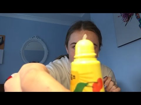 ASMR INTENSE STICKY AND MOUTH SOUNDS ( face mask and carmex application) 😁