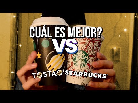 SONIDOS para DORMIR con vasos de café☕ STARBUCKS vs TOSTAO' - ASMR ESPAÑOL