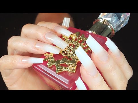 ASMR Tapping and Scratching On Makeup and Beauty Products | Whispered | Custom Video for Carly