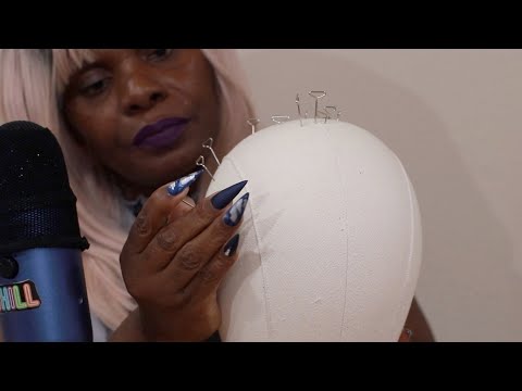 PUTTING PINS MANNEQUIN HEAD ASMR CHEWING GUM UNBOXING