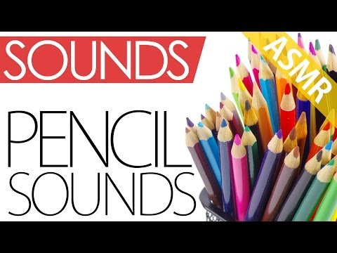 ASMR Sounds ~ Pencils (binaural, ear to ear, audio only)