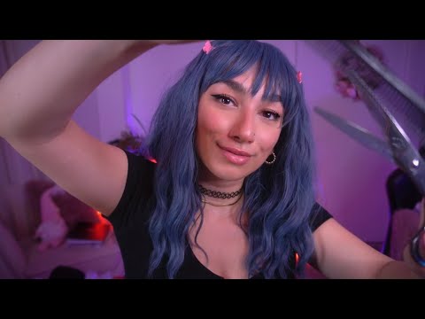 ASMR | Hair Styling and Cutting POV (roleplay)