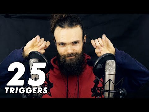 ASMR 25 Triggers - Find your trigger in 2 minutes (Layered Sounds and Videos)