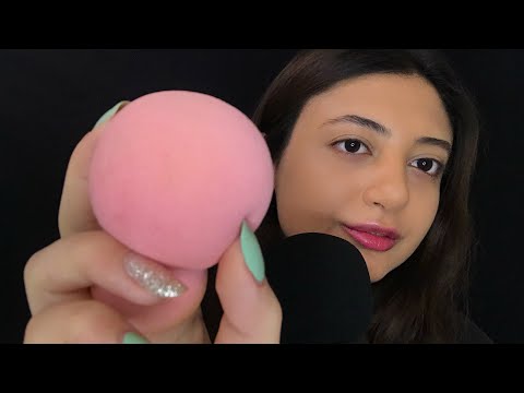 TÜRKÇE ASMR || ARKADAŞIN SAKIZ ÇİĞNEYEREK SANA MAKYAJ YAPIYOR ROLEPLAY 💄