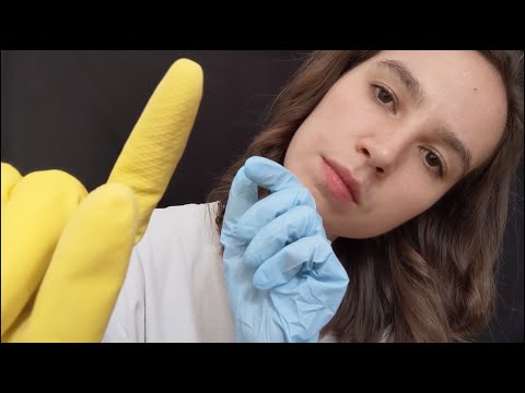 ASMR Hand Movements with Gloves (latex, rubber, leather and more)