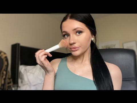 ASMR| 3 OF MY GO TO FILMING MAKEUP LOOKS (RELAXING GRWM)