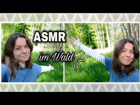ASMR • Random Talk im Wald + Nature Sounds 🌲 (German/Deutsch)