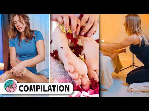 ASMR Foot Massage only from Olga (Compilation)