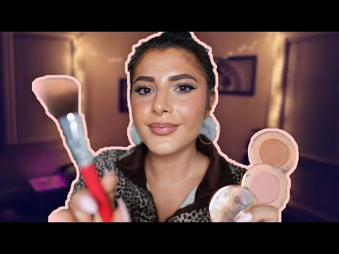 ASMR Your Aunt Maria Does Your Makeup (Gum Chewing)