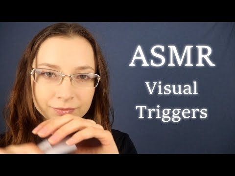 ASMR Visual Triggers ~ Lens & Mic Brushing / Hand Movements / Light Tracing